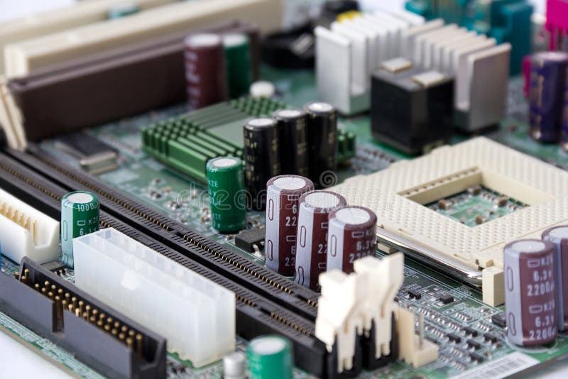 Schließen der Hauptplatine. Texturhintergrund lizenzfreies stockfoto