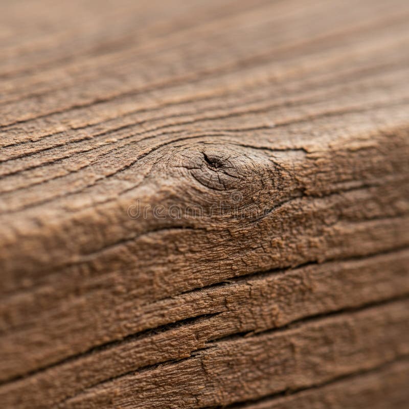 Schließen eines Stückes aus älterem Holz mit einem auffälligen Knoten. Die Oberfläche wird strukturiert lizenzfreie abbildung