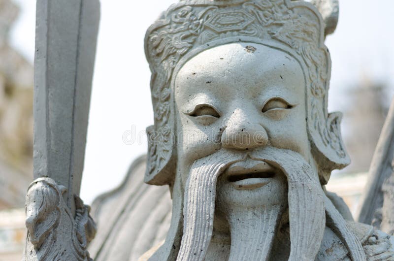 Schließen Sie oben von der chinesischen Soldatstatue stockbilder Schließen Sie oben von der chinesischen Soldatstatue stockbilder