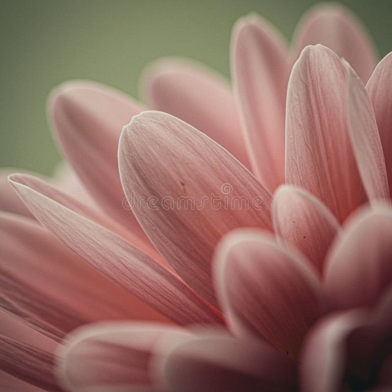 Schließung von rosa Blütenblättern wahrscheinlich eine Dahlia mit zarten Venen und einer weichen Textur. stock abbildung