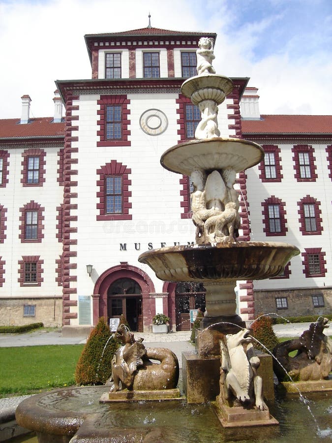 Μουσείο Schloss Elisabethenburg Meiningen στοκ εικόνα με δικαίωμα ελεύθερης χρήσης