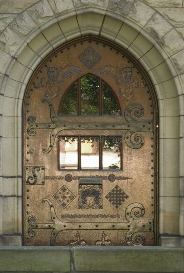 Schloss-Tür stockfotografie Schloss-Tür stockfotografie