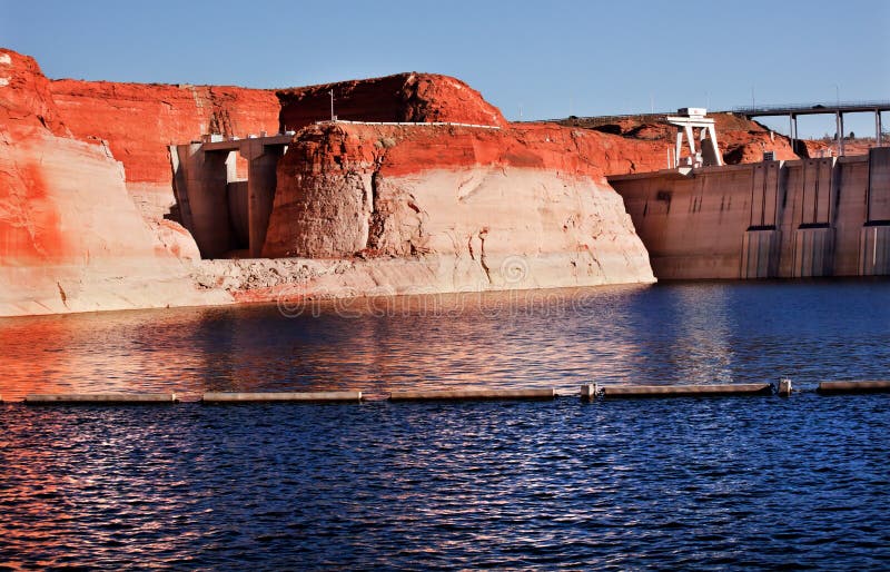 Schlucht-Schlucht-Dam See Powell Schlucht-Wände Arizona lizenzfreie stockfotografie Schlucht-Schlucht-Dam See Powell Schlucht-Wände Arizona lizenzfreie stockfotografie