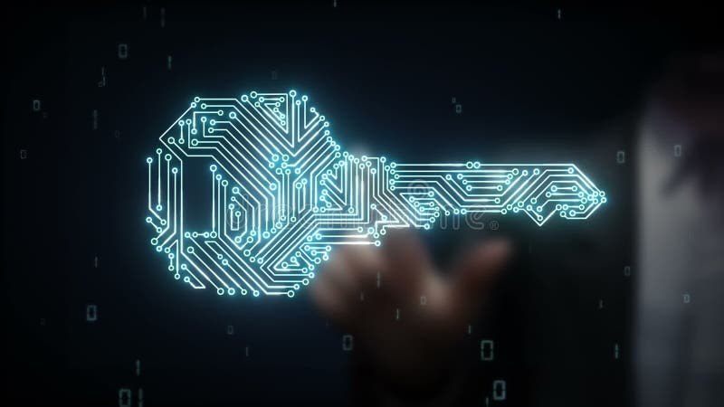 Schlüsselsystem der rührenden Sicherheit des Geschäftsmannes, Entdeckungslösungs-Konzepttechnologie Schlüsselsystem der rührenden Sicherheit des Geschäftsmannes, Entdeckungslösungs-Konzepttechnologie