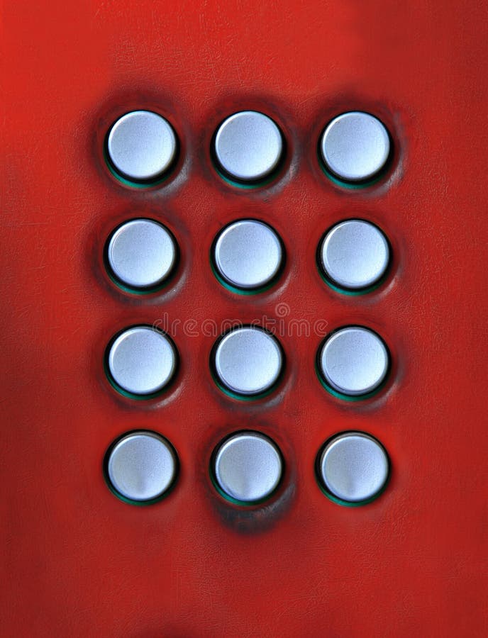 File of key board of number press button on public telephone free space for use as multipurpose on red texture r. File of key board of number press button on public telephone free space for use as multipurpose on red texture r