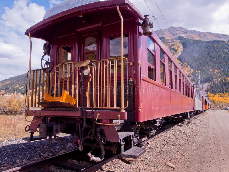 Durango to Silverton Narrow Gauge Train. This train is in daily operation on the narrow gauge railroad between Durango and Silverton Colorado. Durango to Silverton Narrow Gauge Train. This train is in daily operation on the narrow gauge railroad between Durango and Silverton Colorado