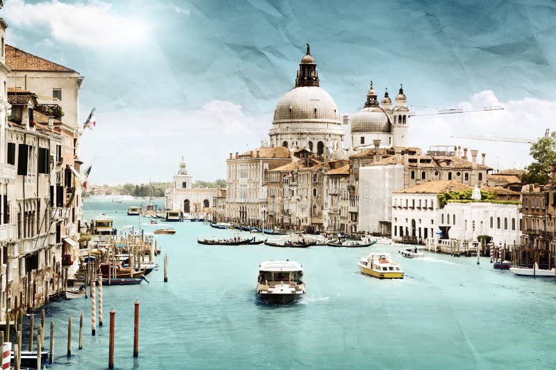 Schmutzartbild des Canal Grande, Venedig lizenzfreie stockbilder Schmutzartbild des Canal Grande, Venedig lizenzfreie stockbilder
