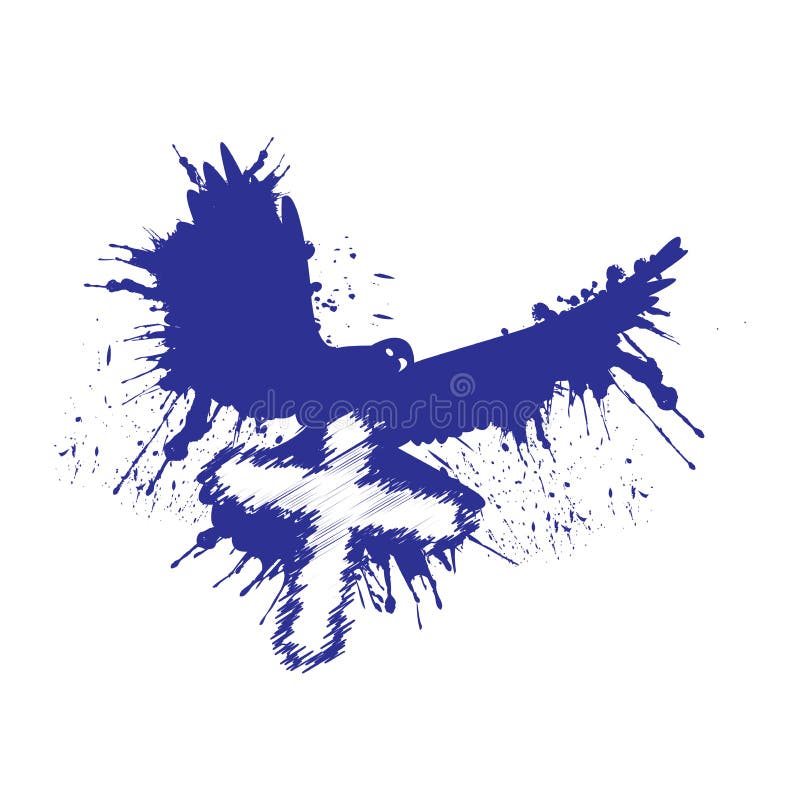 Schmutzarttaube Taube mit einem Kreuz Illustration Vektor stock abbildung Schmutzarttaube Taube mit einem Kreuz Illustration Vektor stock abbildung