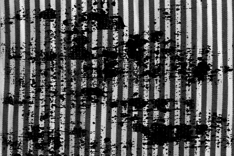 Schmutzschmutzige Schwarzweiss-Nahaufnahme der abgestreiften Gewebebeschaffenheit lizenzfreies stockbild Schmutzschmutzige Schwarzweiss-Nahaufnahme der abgestreiften Gewebebeschaffenheit lizenzfreies stockbild