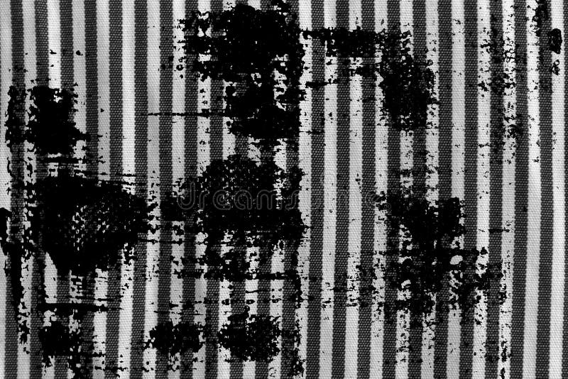 Schmutzschmutzige Schwarzweiss-Nahaufnahme der abgestreiften Gewebebeschaffenheit lizenzfreies stockbild Schmutzschmutzige Schwarzweiss-Nahaufnahme der abgestreiften Gewebebeschaffenheit lizenzfreies stockbild