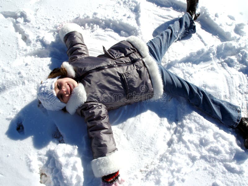 Schnee-Engel lizenzfreie stockfotos Schnee-Engel lizenzfreie stockfotos