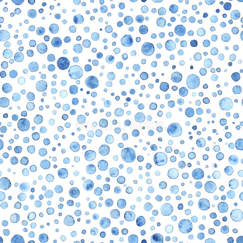 Snow seamless pattern. Blue watercolor dots on a white background. New Year and Christmas print for textiles, gift wrapping paper. Ornament polka dot hand-drawn on paper. Winter background. Snow seamless pattern. Blue watercolor dots on a white background. New Year and Christmas print for textiles, gift wrapping paper. Ornament polka dot hand-drawn on paper. Winter background