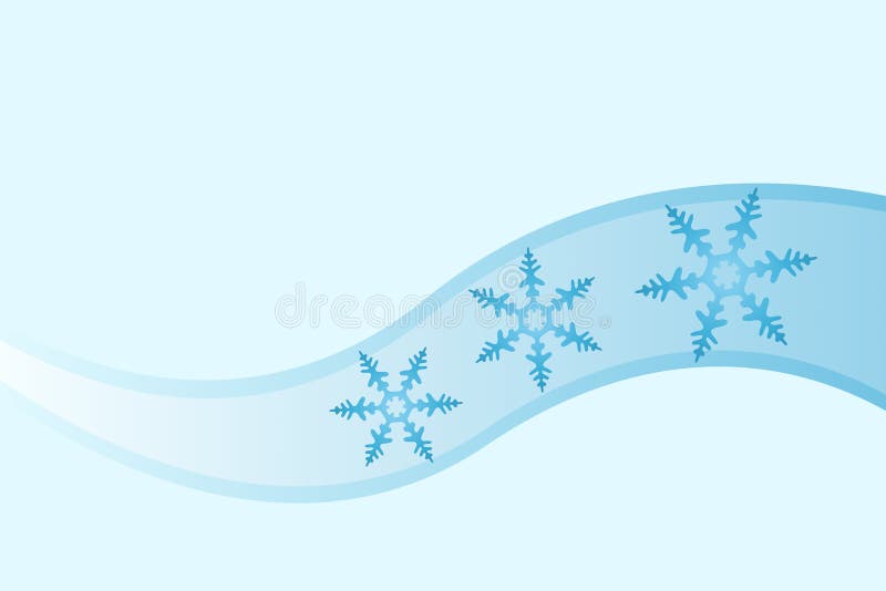 Vector illustration of curves and snowflakes. Vector illustration of curves and snowflakes