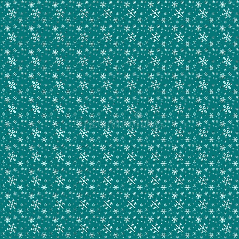 Endless snowflake pattern on blue background. Endless snowflake pattern on blue background