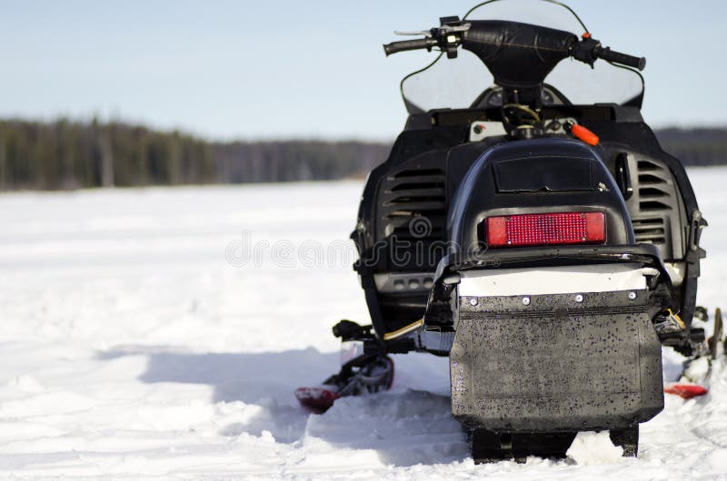 Schneemobil fahrung stockfoto Schneemobil fahrung stockfoto