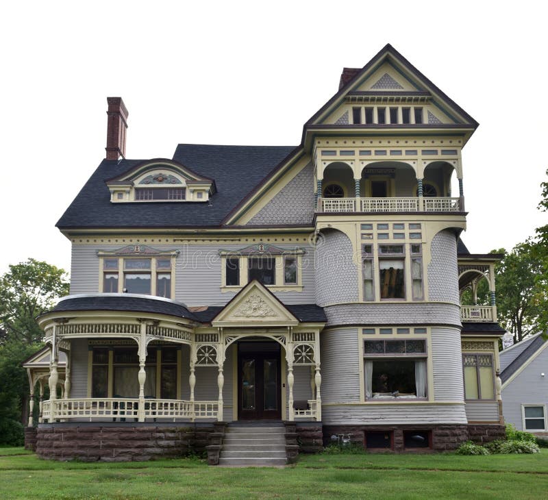 This is a Summer picture of the Belle and Addison Cutter House located in Eau Claire, Wisconsin. The house built in 1885 is an example of Queen Anne architecture, and built with clapboard. This house is part of the Third Ward Historic District that was added to the National Register of Historic Places on May 20, 1983. This picture was taken on August 4, 2016. This is a Summer picture of the Belle and Addison Cutter House located in Eau Claire, Wisconsin. The house built in 1885 is an example of Queen Anne architecture, and built with clapboard. This house is part of the Third Ward Historic District that was added to the National Register of Historic Places on May 20, 1983. This picture was taken on August 4, 2016.