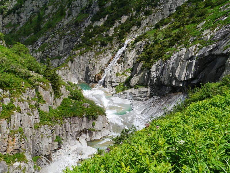 The Schoelenen Gorge in Switzerland