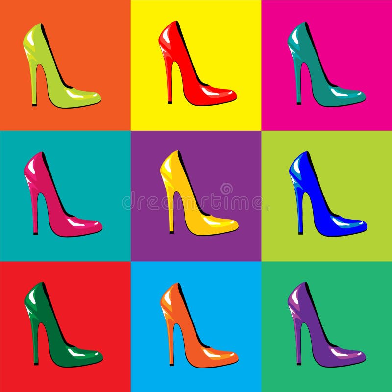 Schoenen stock illustratie