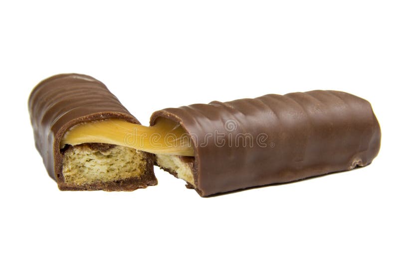 Schokoladen mit Karamell stockbild. Bild von dunkel, kuchen - 36920795