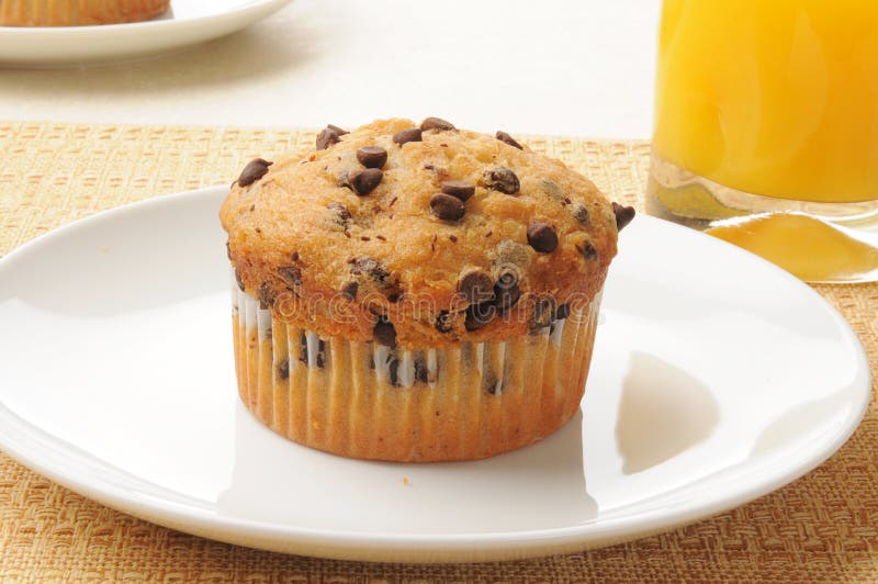 Schokoladenchip-Muffin lizenzfreie stockbilder Schokoladenchip-Muffin lizenzfreie stockbilder