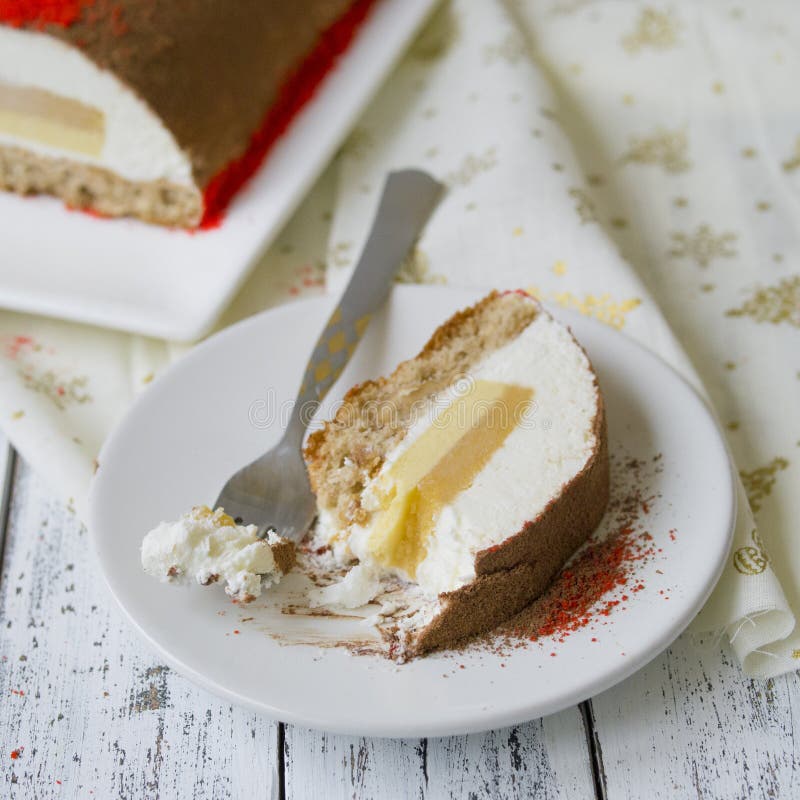 SchokoladenJulblock-Weihnachtskuchen, Wissen Auch Als Buche De Noel ...