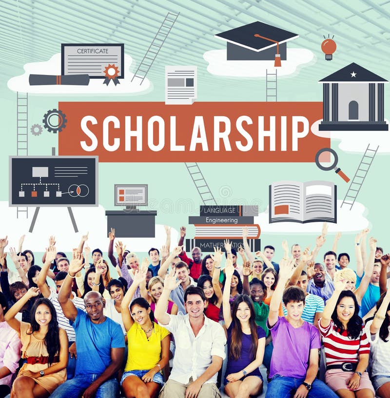 Scholarship Aid College Education Loan Money Concept stock photo