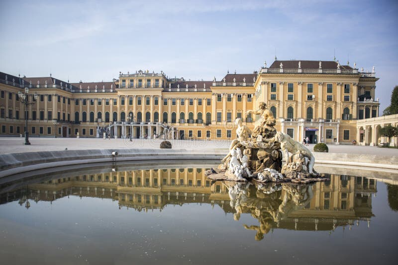 Schonbrunn Palace, German: Schloss Schonbrun, Baroque Summer Residence ...