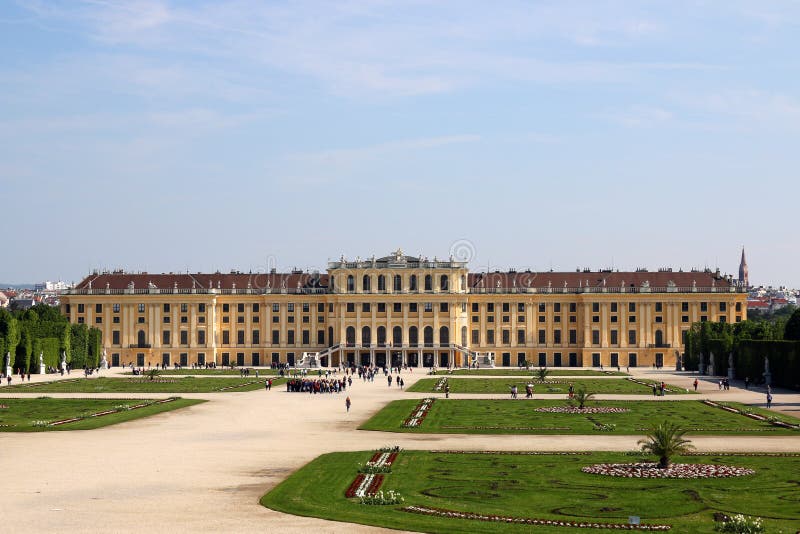 Schonbrunn Palace or Schloss Schoenbrunn Vienna royalty free stock images Schonbrunn Palace or Schloss Schoenbrunn Vienna royalty free stock images