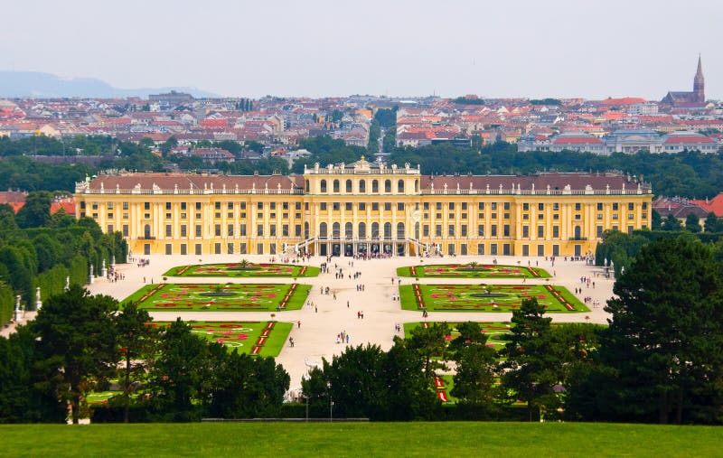 Schonbrunn Palace in Vienna.