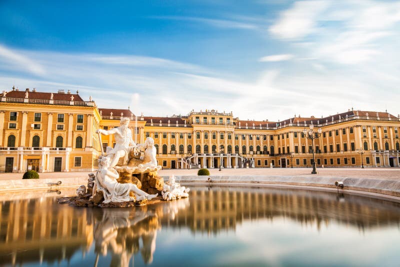 Schonbrunn palace in Vienna, Austria