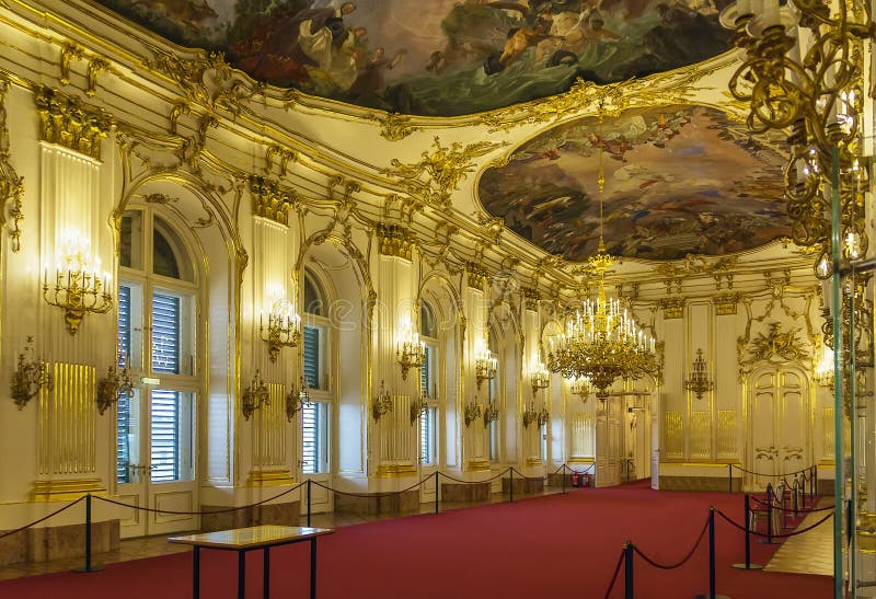 Schonbrunn Palace, Vienna stock photography