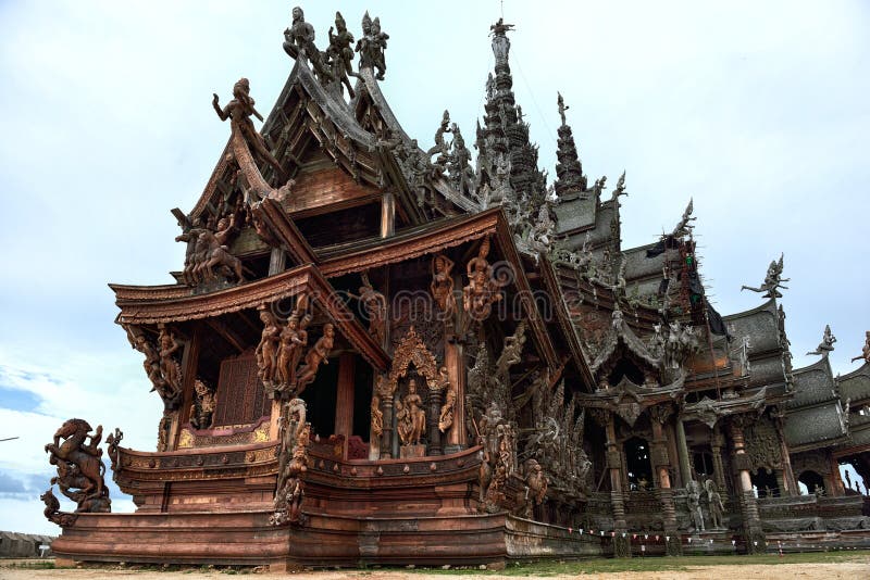 Schongebiet der Wahrheit, Pattaya lizenzfreie stockbilder Schongebiet der Wahrheit, Pattaya lizenzfreie stockbilder