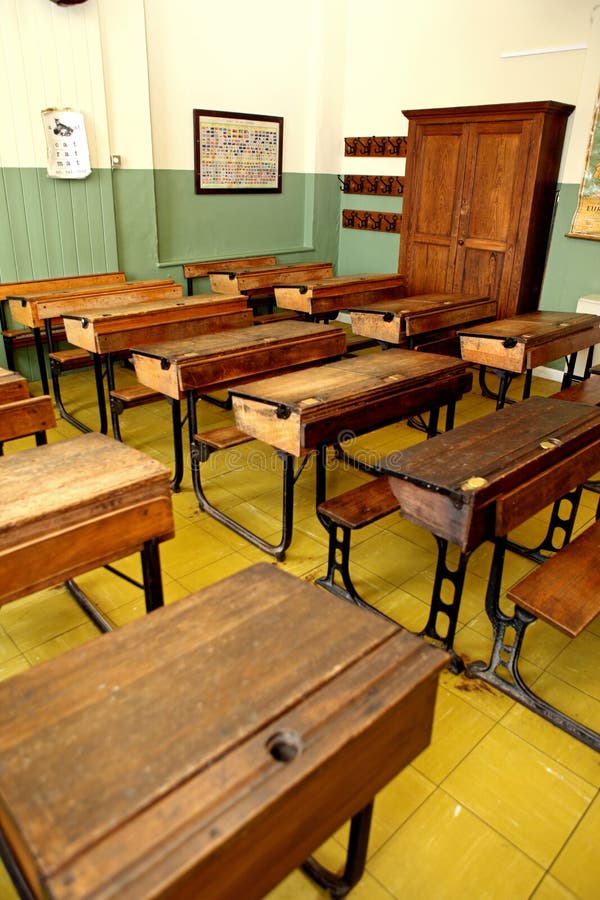 Old School Classroom stock photo. Image of photograph - 9660726
