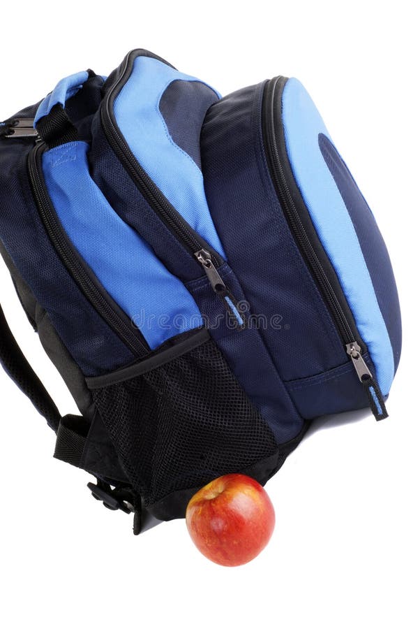 School Backpack stock photos