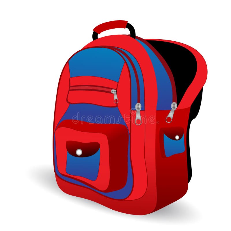 School bag stock vector. Illustration of adventure, backpack 31290118