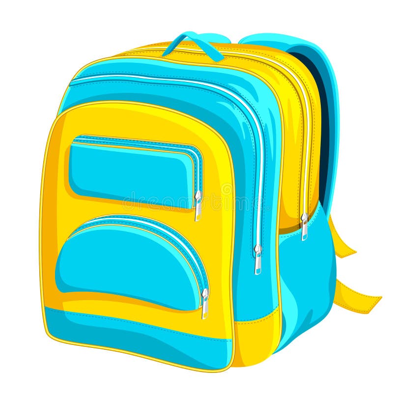 School bag stock vector. Illustration of adventure, backpack - 31290118