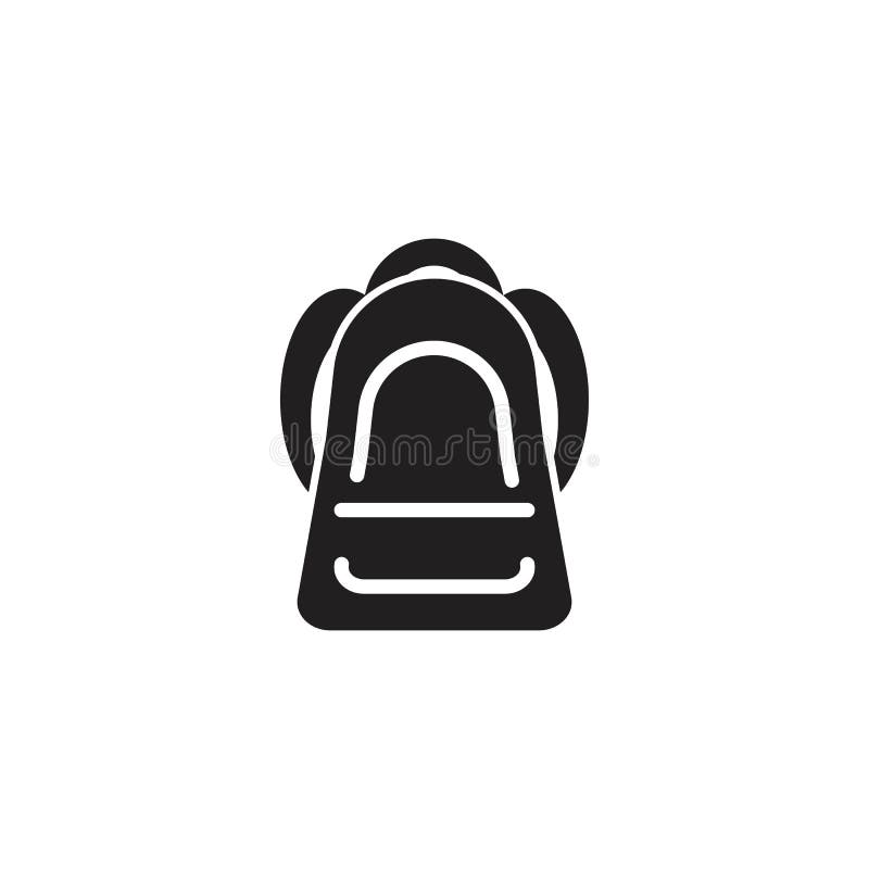 School bag logo stock vector. Illustration of hiking - 190706757