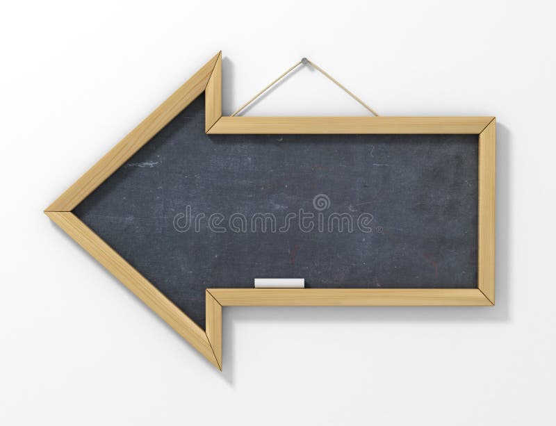 School board in the form of an arrow.