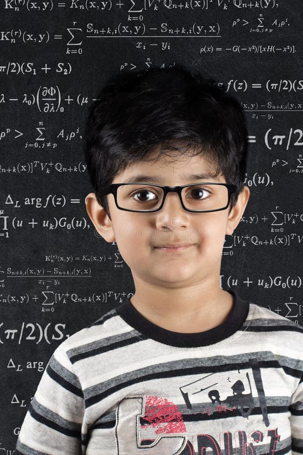 School boy standing stock photography