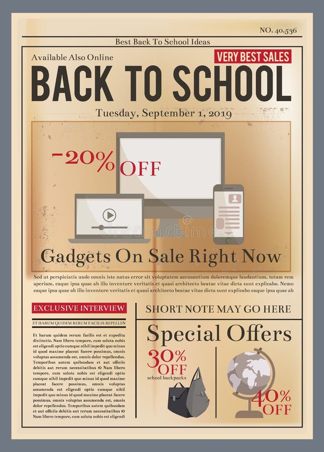 School Brochure Education Training Course Old Newsletter Magazine Or Retro Brochure Cover Vector Design Template Stock Vector Illustration Of Cover Journal School Brochure Education Training Course Old Newsletter Magazine Or Retro Brochure Cover Vector Design Template Stock Vector Illustration Of Cover Journal