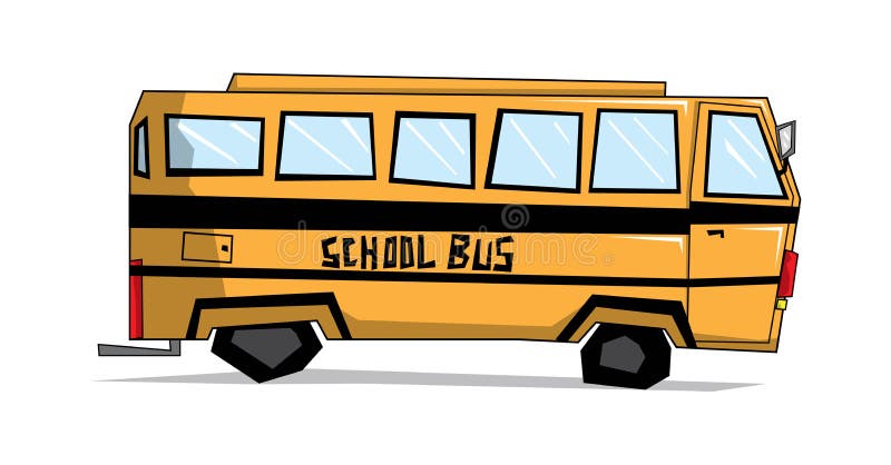 School bus stock illustration