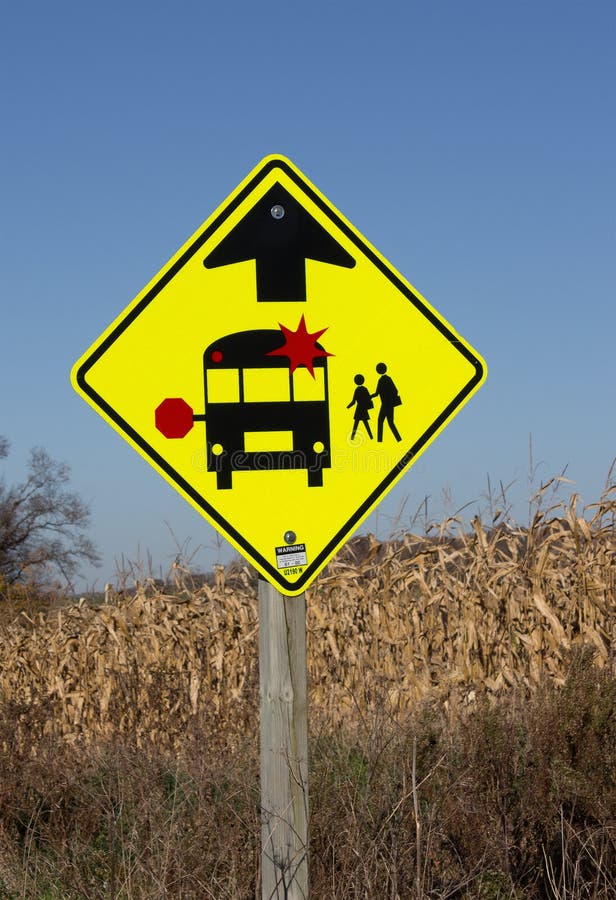 School bus sign royalty free stock image School bus sign royalty free stock image