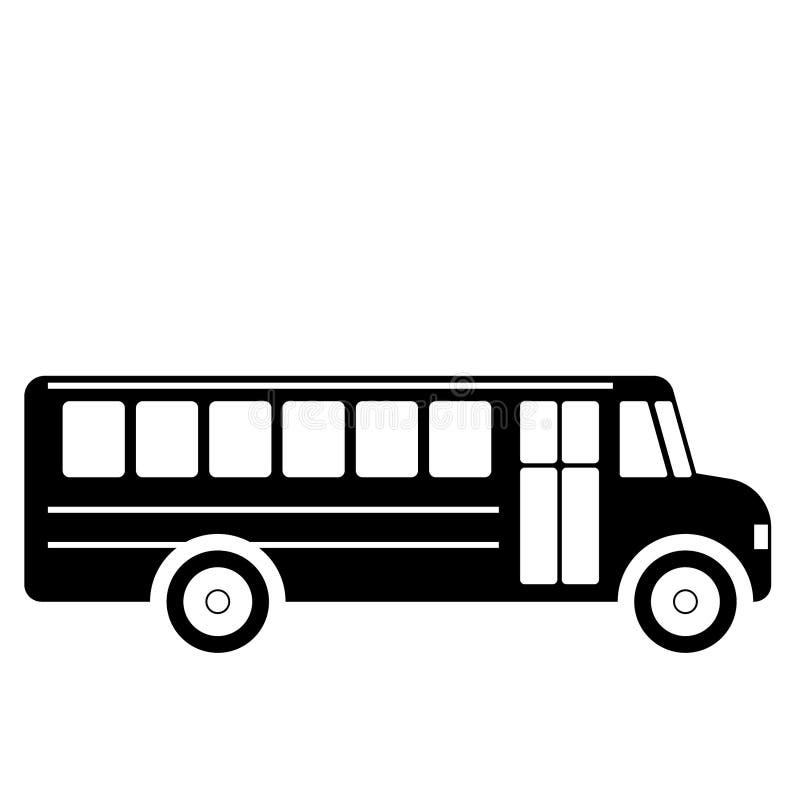 school bus silhouette clip art