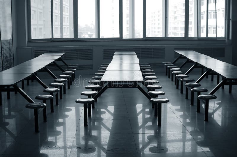 School canteen stock photo. Image of building, modern 19188132