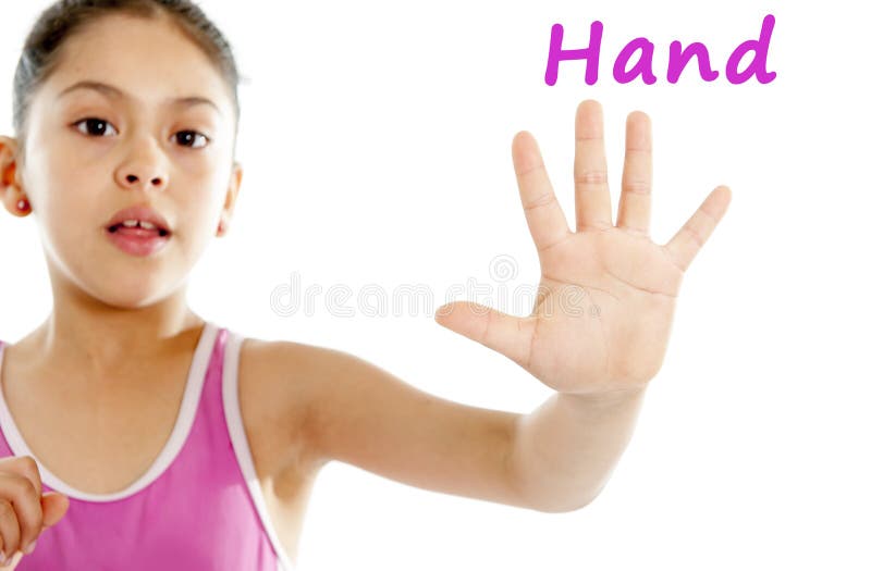 School card of close up young girls hand and fingers on white background royalty free stock photo School card of close up young girls hand and fingers on white background royalty free stock photo