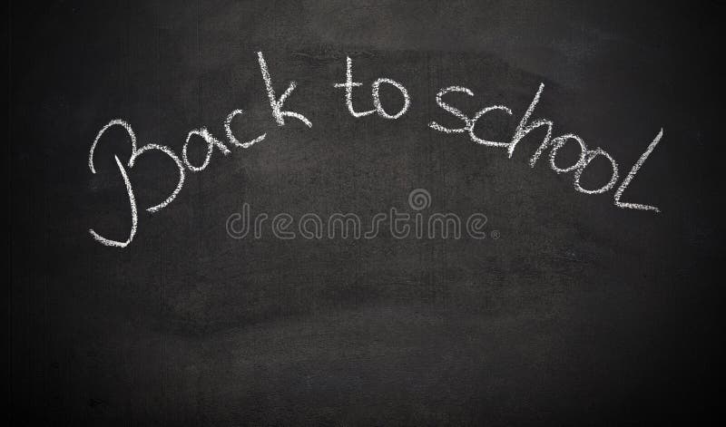 School chalk board with words back to school royalty free stock images School chalk board with words back to school royalty free stock images