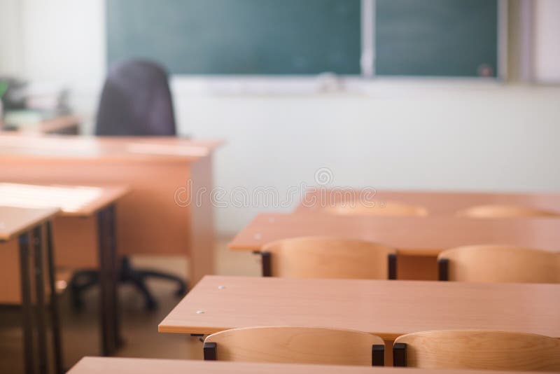 School Classroom in Blur Background without Young Student. Stock Photo -  Image of copy, education: 119962256