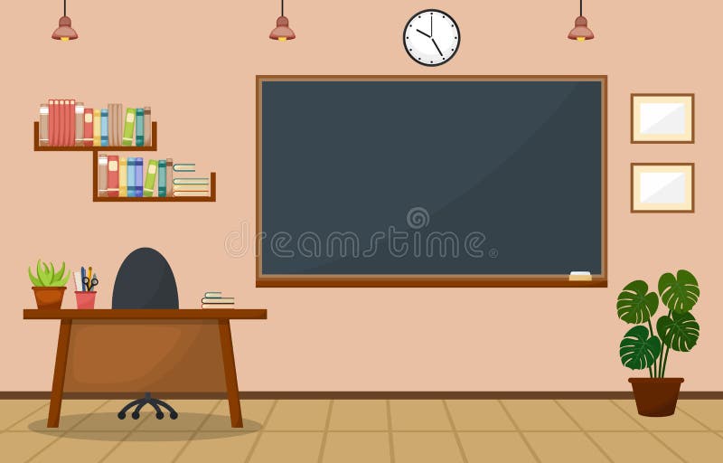 classroom background illustartion vector Stock Vector Image & Art - Alamy