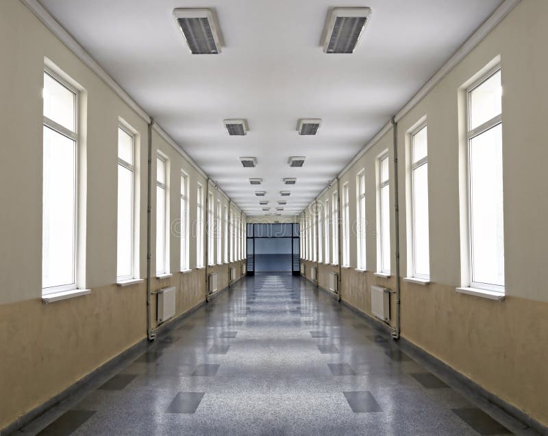 School corridor