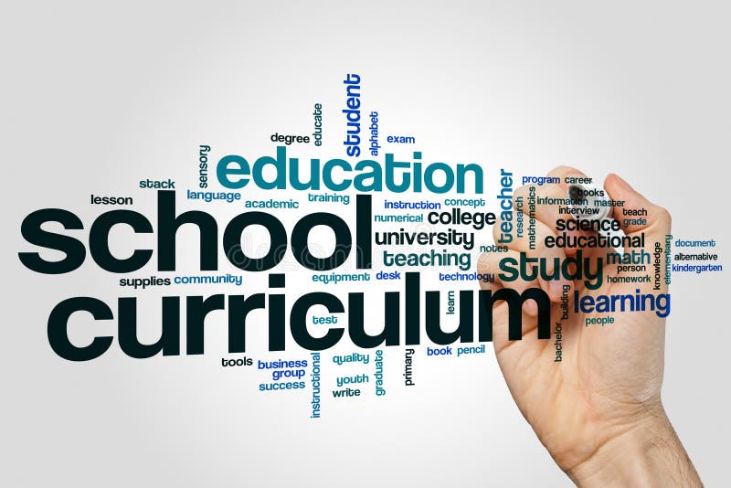 School curriculum word cloud stock image School curriculum word cloud stock image